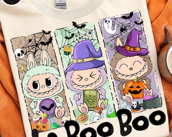 Spooky Cute Cartoon Ghost  Characters Png, Coquette Doll For Kids Girls Png, Monster Doll Horror Png, Doll Cartoon Halloween, Gift For Girls