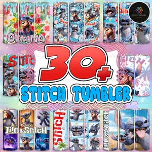 30+ Blue Monster Character 20 OZ Tumbler Wrap Bundle Design, Digital Download, Skinny Straight Wrap, Cartoon 20 OZ Tumbler Wrap
