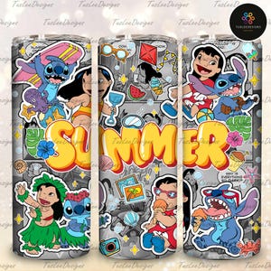 Movie Blue Monster 20oz Skinny Tumbler Png, Movie Cartoon Live Action Tumbler Png, Blue Monster Cartoon Tumbler Wrap Sublimation Design