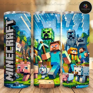 Game Characters Straight and Taper Tumbler Wrap, Cartoon Characters 20oz Tumbler Png, Game 20 oz Skinny Tumbler Png, Trendy Tumbler Png