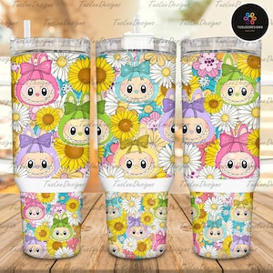 Cartoon Tumbler 40 Oz Png, Funny Catoon Tumbler Png, Trending Cartoon 40oz Skinny Tumbler Wrap, Doll Characters Tumbler Gift for Friends