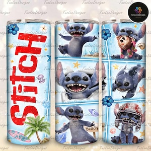 Movie Blue Monster 20oz Skinny Tumbler Png, Movie Cartoon Live Action Tumbler Png, Blue Monster Cartoon Tumbler Wrap Sublimation Design