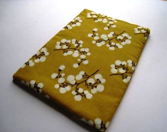 MUSTARD FLOWERS - Kindle Paperwhite, Fire, Voyage, Kindle Fire HD Nook, Nook Color, Ereader Sleeve - Padded and Zipper Clos