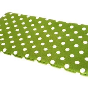 Polka Dots su Kelly Green - Custodia per Apple Magic Keyboard, Custodia, Magic Keyboard con tastierino numerico, Custodia Logitech K380 - Imbottita e con cerniera
