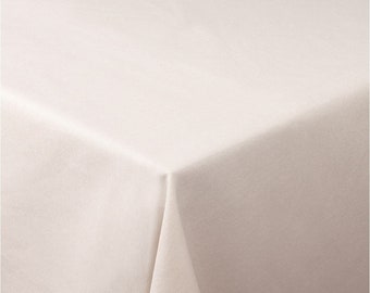 Puede incluir: Un mantel blanco liso con una superficie lisa y ligeramente texturizada.