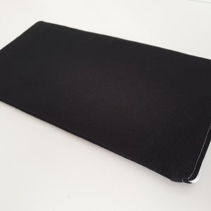 TUTTO NERO - Custodia per tastiera Apple Magic Keyboard, custodia, custodia per tastiera wireless, tastiera magica con tastierino numerico - imbottita e chiusura con cerniera