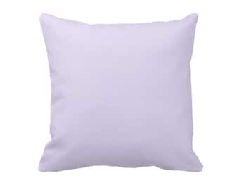 SOLID Soft Lilac Throw Pillow Decorative Pillow Pillow Cover Pillow Case SQUARE 17 X 17 Zipper Closure Etsy UK