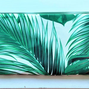TROPICAL on WHITE -  Apple Magic Keyboard Sleeve, Apple Keyboard Case, Sleeve, Samsung Keyboard with Numeric Keypad - Padded Zipper Closure