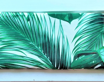 TROPICAL on WHITE - Apple Magic Keyboard Sleeve, Apple Keyboard Case, Sleeve, Clavier Samsung avec pavé numérique - Fermeture à glissière rembourrée