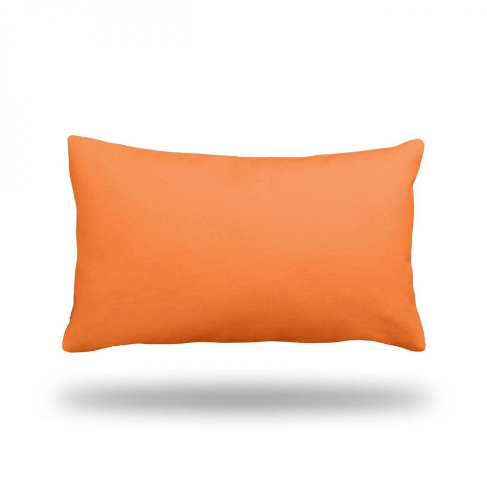 orange rectangle pillow