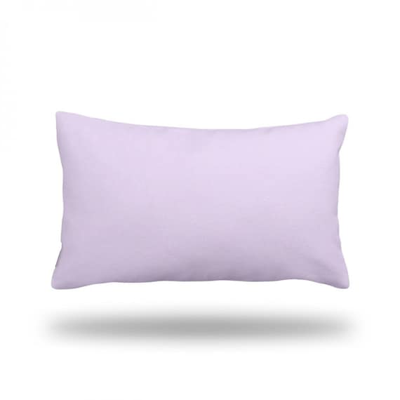 Solid Lilac Throw Pillow Decorative Pillow Pillow Cover Etsy