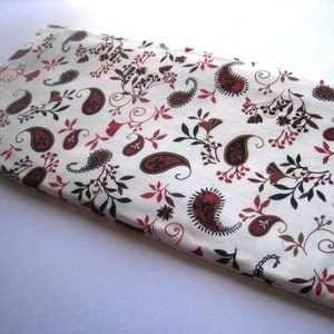 Paisley White - Custodia per tastiera Apple Magic, custodia per tastiera Apple, custodia per tastiera wireless Samsung - imbottita e con chiusura a cerniera
