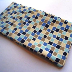 MOSAICS in BLUE - Custodia per tastiera Apple Magic, custodia per tastiera, tastiera wireless con manicotto numerico del tastierino - Chiusura imbottita e cerniera
