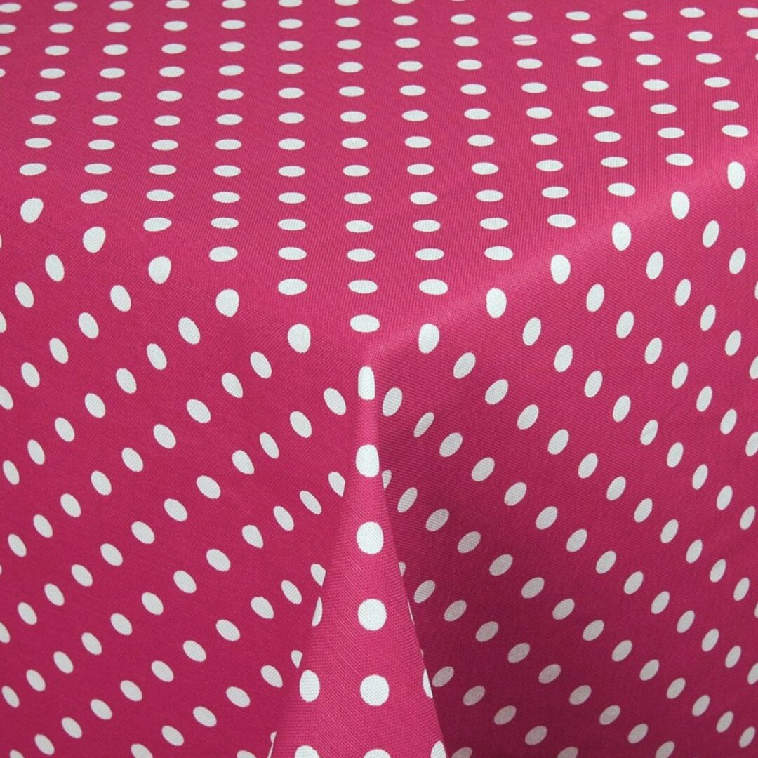 ROUND Handmade Tablecloth Diameter 68 170 Cm POLKA Etsy