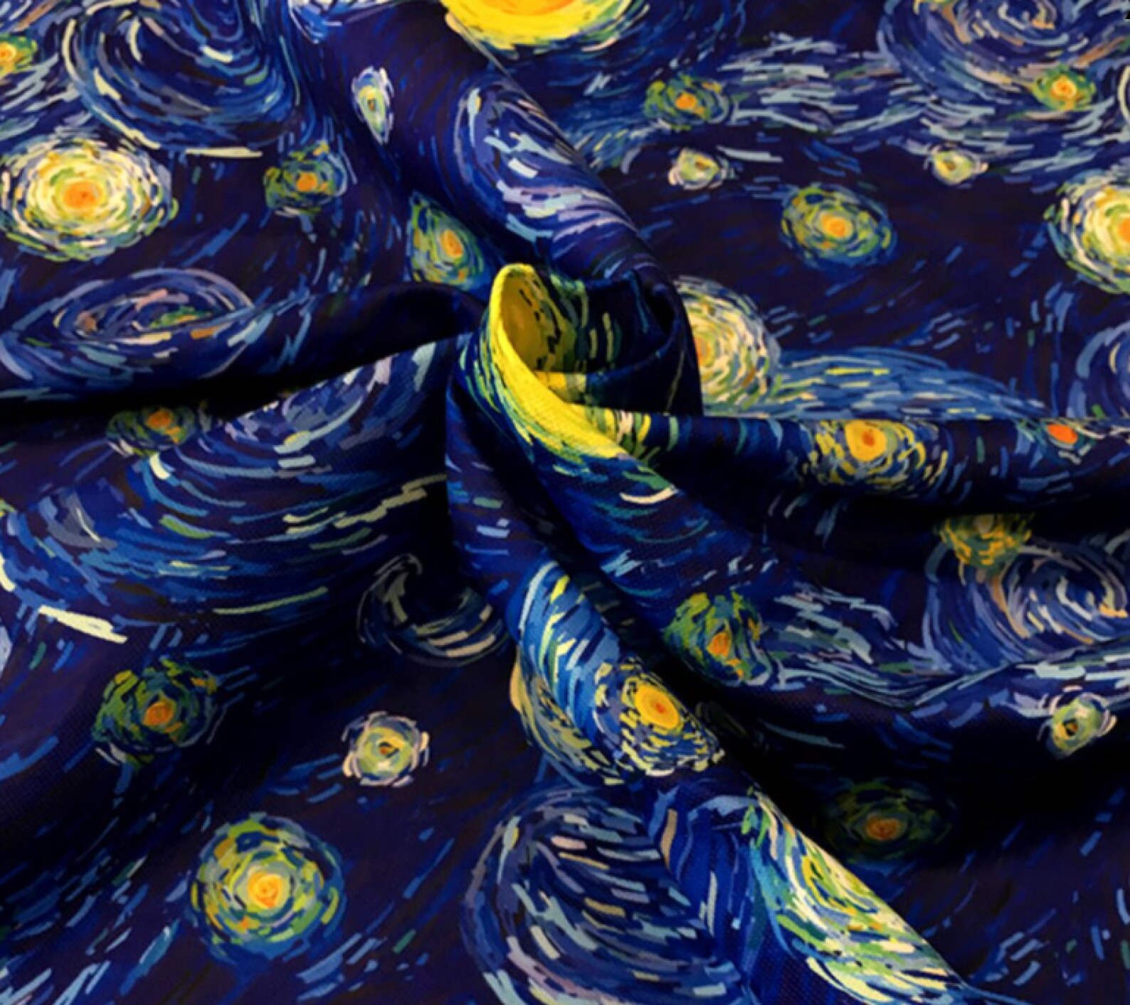 STARRY NIGHT - Small RECTANGLE Handmade Tablecloth - Measures 48” X 55 ...