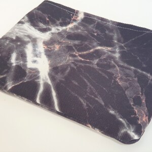 BLACK MARBLE - Apple Magic Trackpad Sleeve, Cover, Bag Trackpad 1 or Trackpad 2 - Padded and Zipper Closure