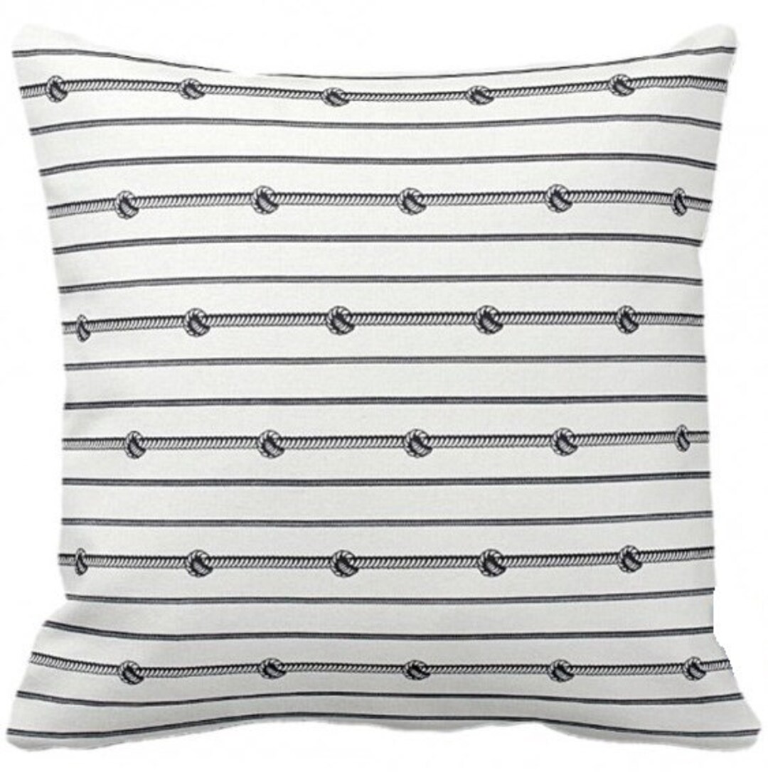 NAUTICAL KNOTS Throw Pillow Decorative Pillow Pillow Etsy