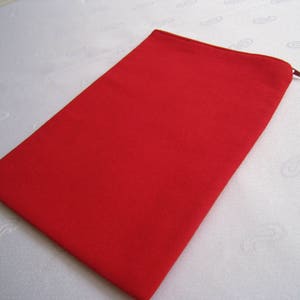 SOLID RED - All New Kindle 9, Kindle Paperwhite, Fire, Voyage, Fire HD, Nook Color, Glowlight Ereader Sleeve - Padded and Zipper Closure