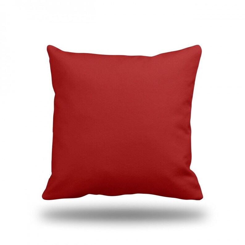 SOLID RED Throw Pillow Decorative Pillow Pillow Cover Etsy Canada