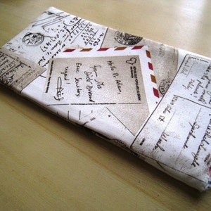 Postcards - Apple or Samsung Wireless Keyboard Sleeve - Padded and Zipper Closure