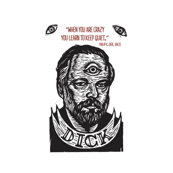 Philip K Dick Citation Carte Postale Citation Dauteur Etsy France