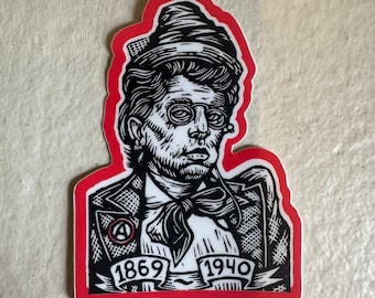 Emma Goldman Sticker - Anarchist Sticker - Feminist Sticker - Political Sticker - Writer Sticker - Activist Sticker