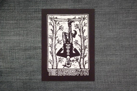 The Hanged Man Tarot Card Necklace Pendant