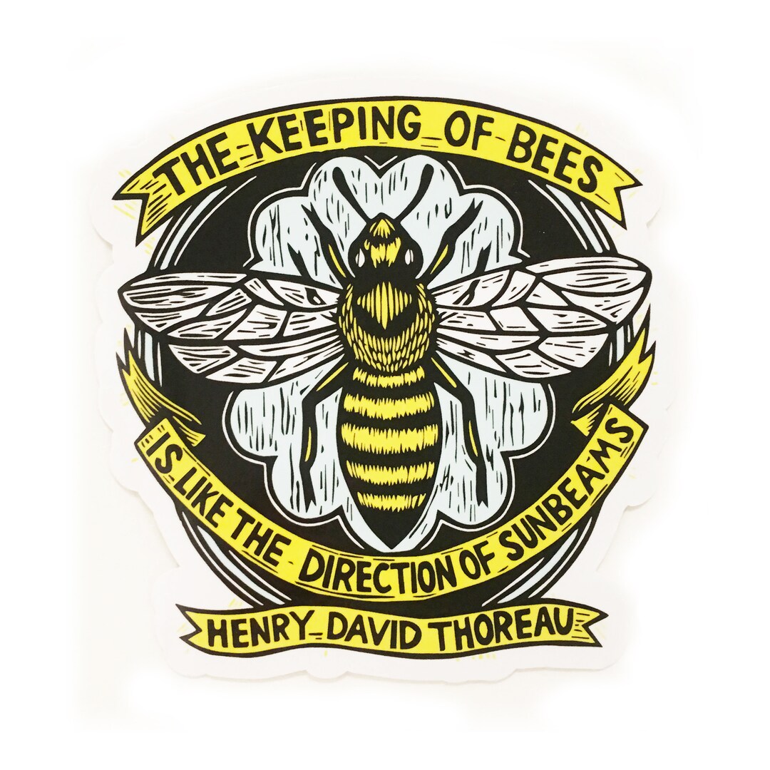 Stickers Bee Keeping Diecut Sticker Honey Bee Sticker Etsy