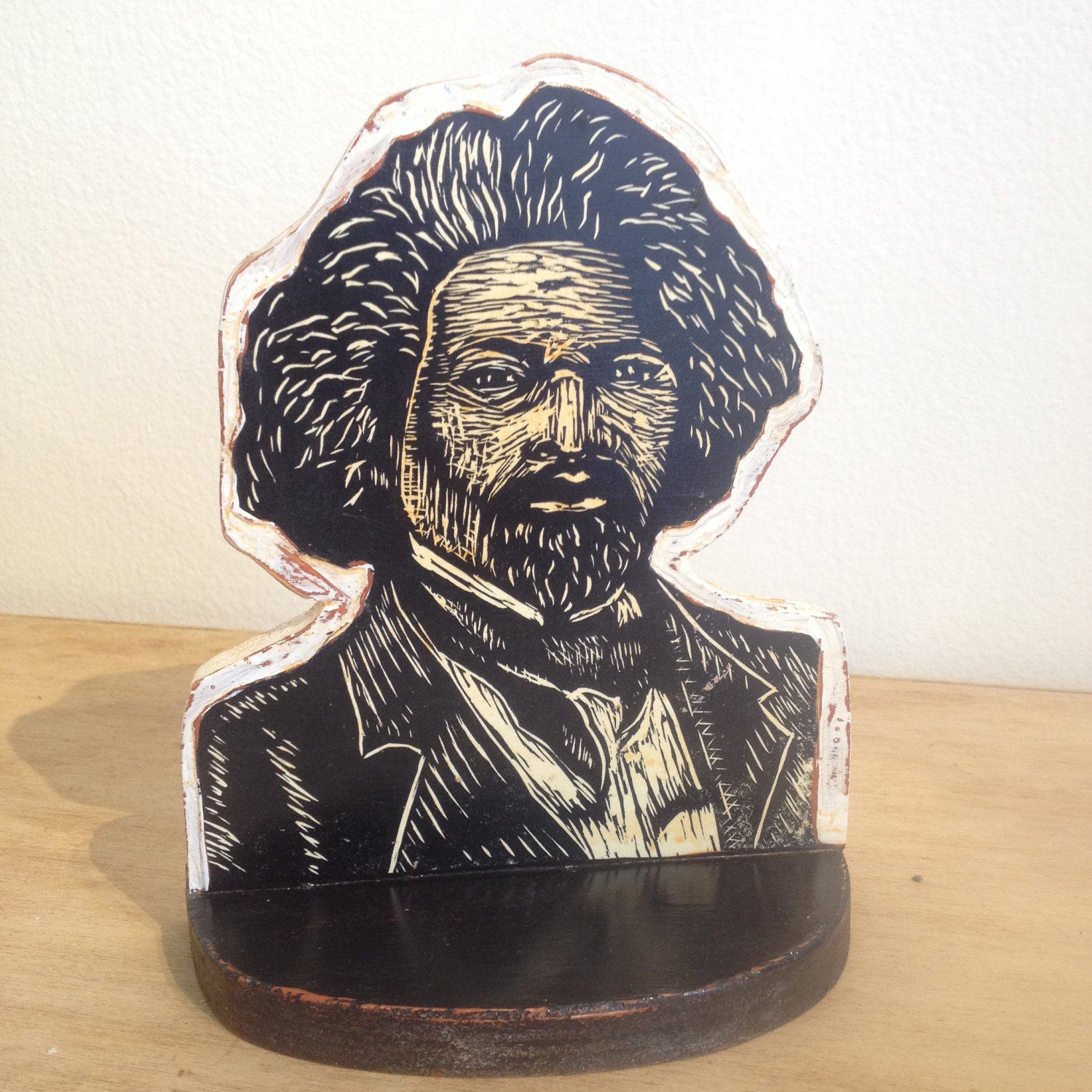 Frederick Douglass Bookend Historical Figure Teacher Gift Etsy