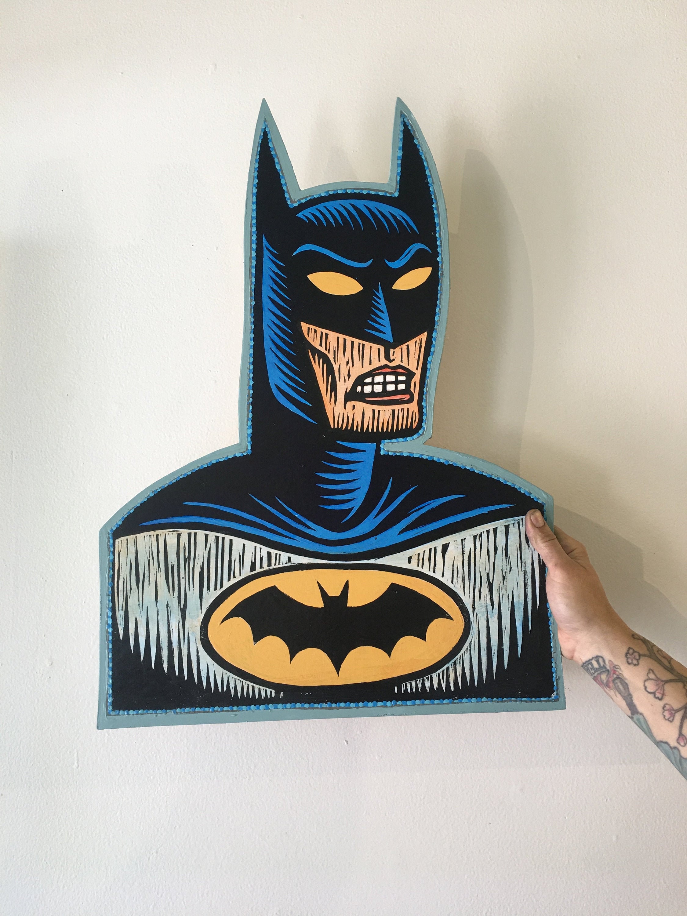 Gift for Him Movie Room Wall Art Man Cave Decor Batman - Etsy Ireland