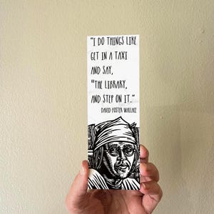 David Foster Wallace Author Quote Paper Bookmark