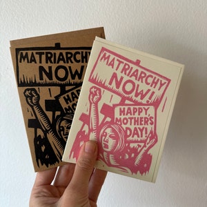Tarjeta del Día de la Madre - Tarjetas de felicitación feministas - Tarjeta para mamá