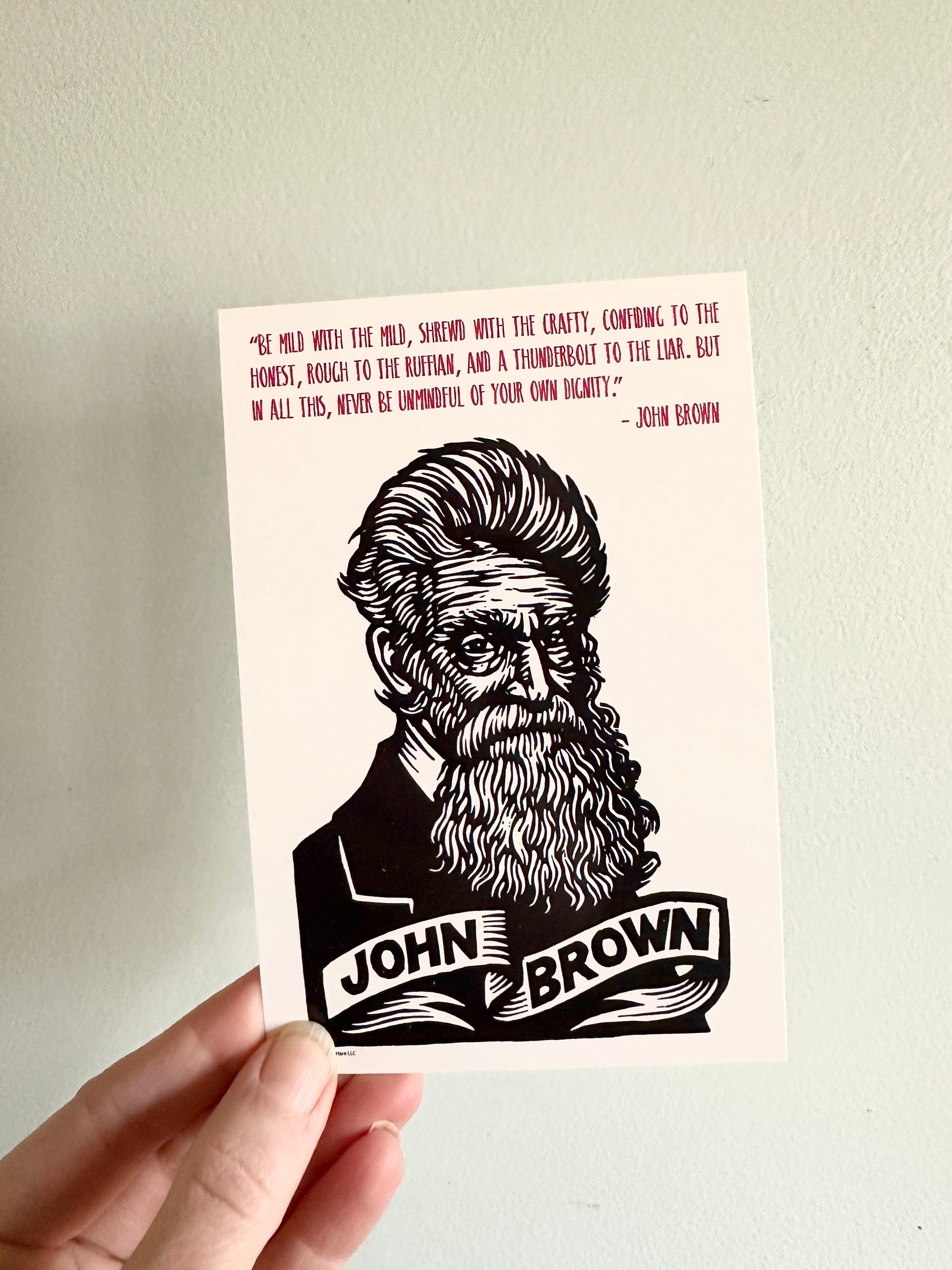 john-brown-4x6-postcard-gift-for-history-teacher-motivational-quote