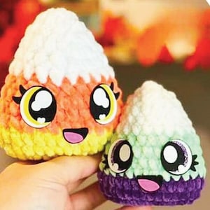 CANDY Amigurumi crochet pattern - Cute CANDY , easy for beginners (English and French versions)
