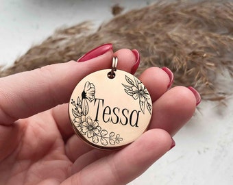 Etiquetas para gatos pequeñas personalizadas, etiqueta personalizada para gatos, etiqueta y collar para gatos, etiqueta grabada para gatos, etiqueta para gatos con forma de pez, etiquetas divertidas para gatos, etiqueta con dirección para gatos