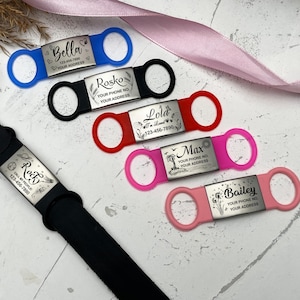 Silent Dog Tag, Dog Tag, Dog Tags for Dogs Personalized, Dog Name Tag, Custom Dog Tag Silent, Silicone Dog Tag Dog Id Tag