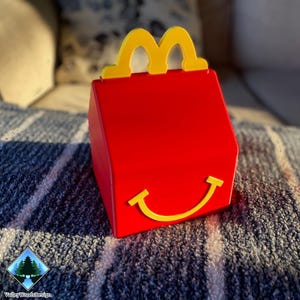 Happy Meal Box Replica: 3D Printed Toy Storage, Party Decor