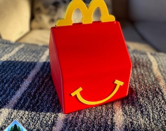 Happy Meal Box Replica: 3D Printed Toy Storage, Party Decor