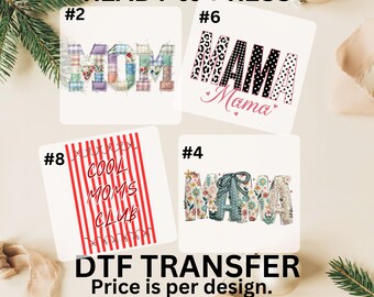 Mother Shirt Print, Mama DTF Transfer, Happy Mom Day Ready To Press, Gift for Mom