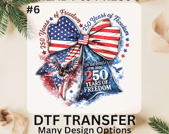 250 Years of Freedom DTF Transfer, US 1776 2026 Anniversary Print, We The People Ready to Press