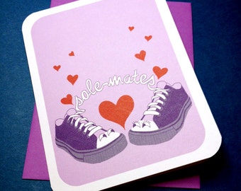 Solemates Love Sneaker Note Card