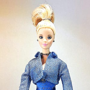 Barbie Fashion Avenue Blue Dress - Etsy