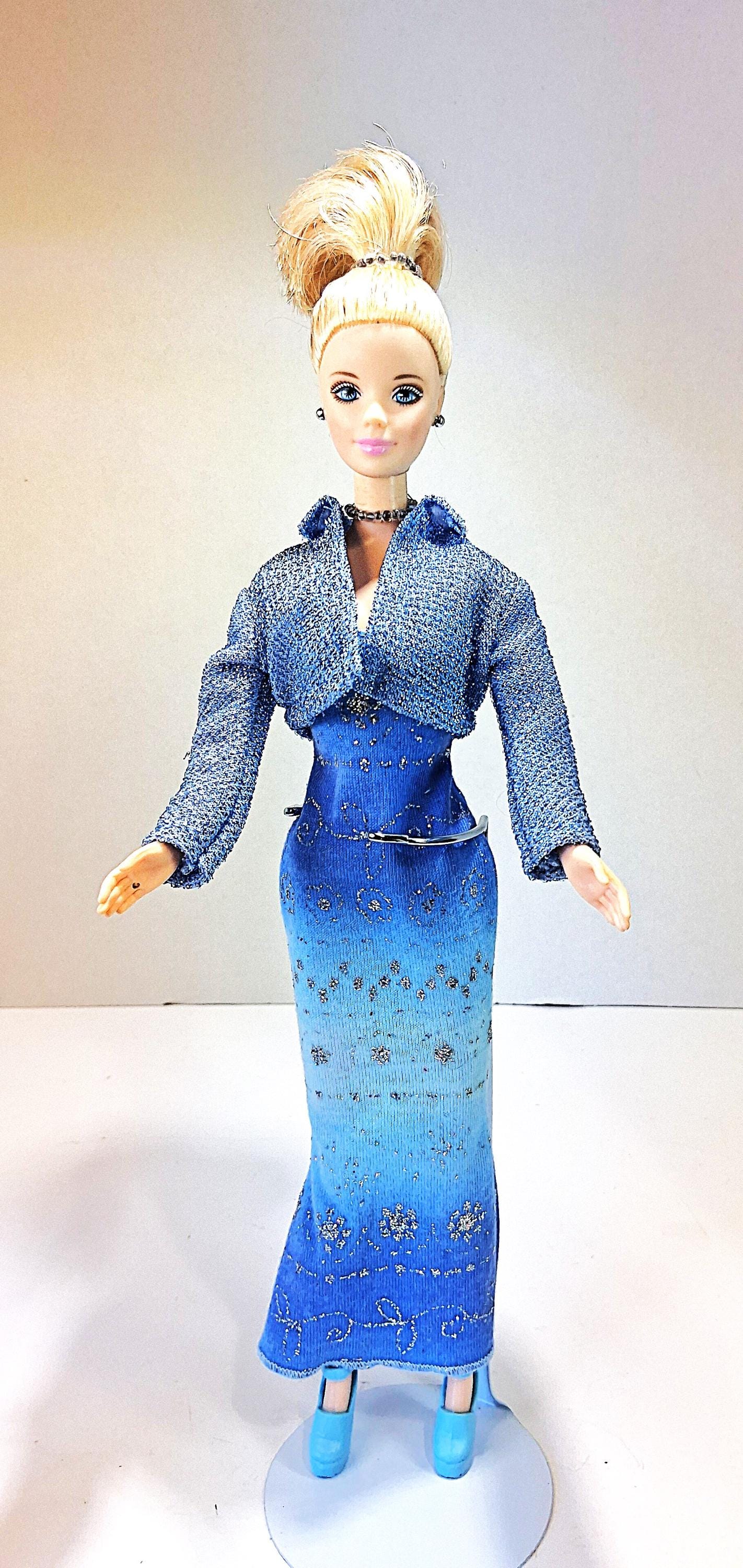 Barbie Fashion Avenue Blue Dress - Etsy