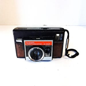 Vintage Kodak Instamatic X-35F Point & Shoot Camera Untested 1970s USA Made
