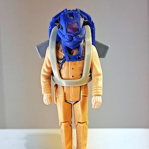 M.a.s.k. Miles Mayhem Adventure Pack Venom&#39;s Revenge Ripper 1985 Mask 2 inch Action Figure Kenner Toys with Helmet and Backpack