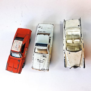 1981 ERTL Dukes of Hazzard 1/64 Scale Diecast Toy Car Beater Lot General Lee