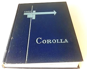 1965 University of Alabama Corolla Yearbook Bear Bryant & Joe Namath National Championship Year