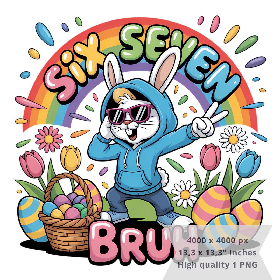 1 PNG Cute Bunnie Easter Six Seven, 67 Clipart Images, Easter Digital ...