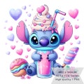 1 PNG Cute Stitch Ice Cream, Clipart Images, Digital design PNG file for sublimation, High Resolution, Instant Digital PNG Download product logo
