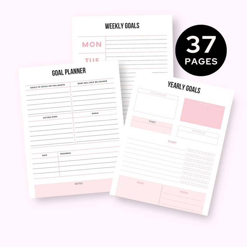 2026 Dream Life Planner | Canva Editable, Wellness & Goal Setting ...